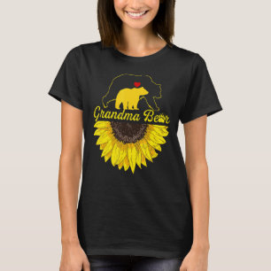 Grandma Bear Mothers Day Floral Matching Family T-Shirt