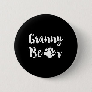 Grandma Bear T Shirt Granny Bear Mothers Day Gift 2 Inch Round Button