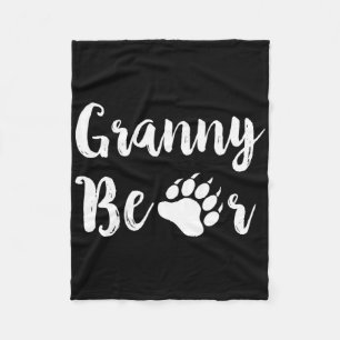 Grandma Bear T Shirt Granny Bear Mothers Day Gift  Fleece Blanket