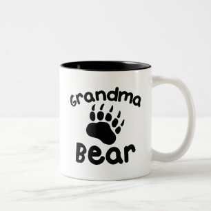 Grandma Bear Two-Tone Coffee Mug