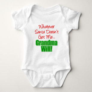 Grandma Better Than Santa Baby Bodysuit