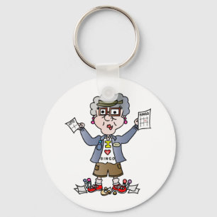 Grandma Bingo Keychain