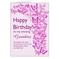 Grandma Birthday Butterflies