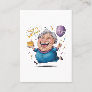 Grandma Birthday Celebration Business Card