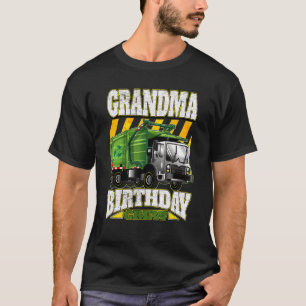 Grandma Birthday Crew  Garbage Trucks T-Shirt