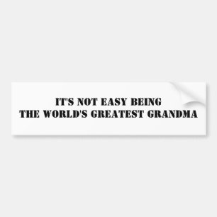 Grandma Bumper Sticker