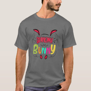 Grandma Bunny Ears Happy Easter Day T-Shirt