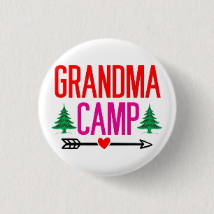 Grandma camp 1 inch round button