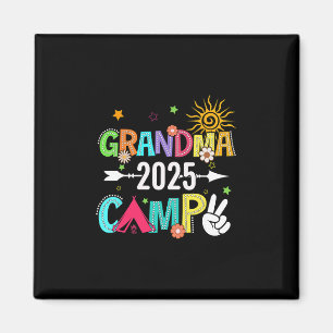 Grandma Camp 2025 Family Vacation Summer Camping C Magnet