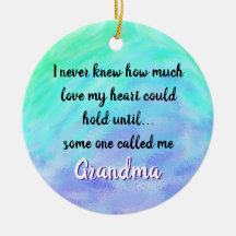 Grandma Ceramic Ornament
