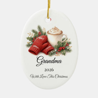 Grandma Christmas Ornament Personalized Name