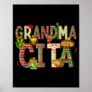 Grandma cita cinco de mayo fiesta mexican matching poster