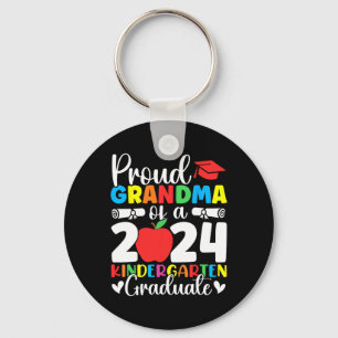 Grandma Cl Of 2024 Kindergarten Graduate Graduatio Keychain