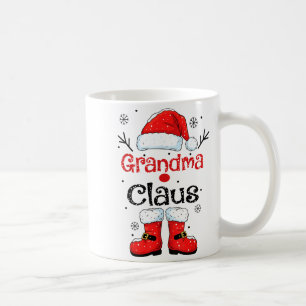 Grandma Claus Christmas Costume Pajama Family Matc Coffee Mug