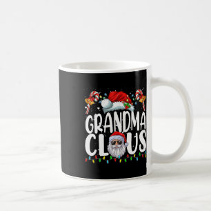 Grandma Claus Christmas Santa Matching Family Xmas Coffee Mug