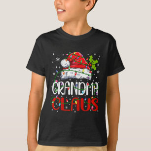 Grandma Claus Christmas Santa Matching Family Xmas T-Shirt