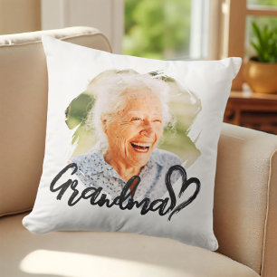 Grandma Cool Modern Simple Grunge Throw Pillow