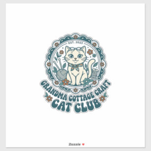 Grandma Cottage Craft Cat Pet Lover Shirt Art - Gr