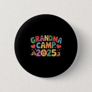 Grandma Cousins Camp 2025 Summer Vacation Camping 2 Inch Round Button