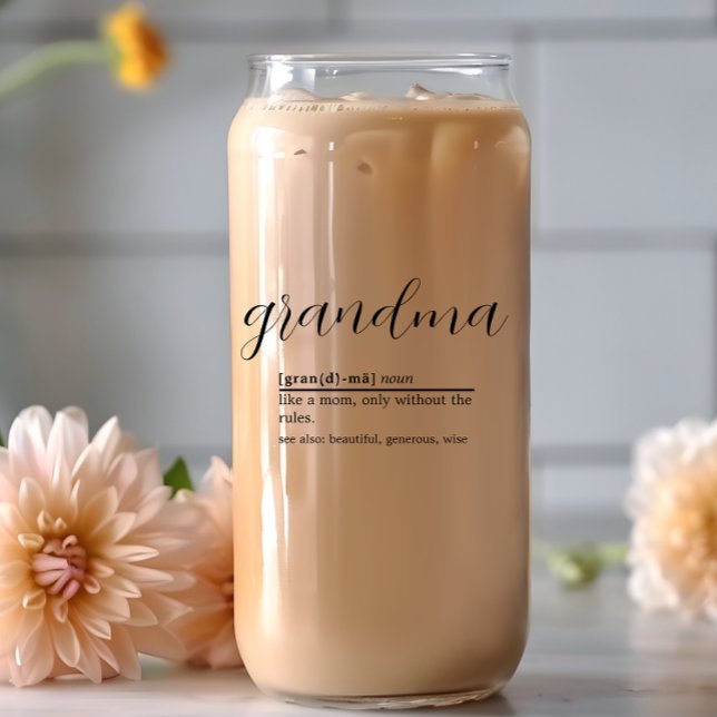 Grandma Definition Beer Can Glass (Creator Uploaded)
