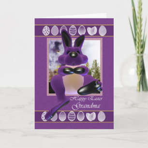 Grandma Easter Card, with Easter Bunny Holiday Card