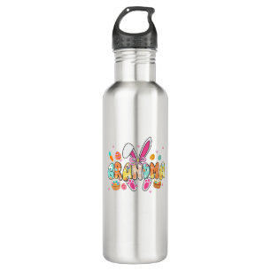 Grandma Easter Grandma Coquette Bunny Ears Eggs Ba 710 Ml Water Bottle