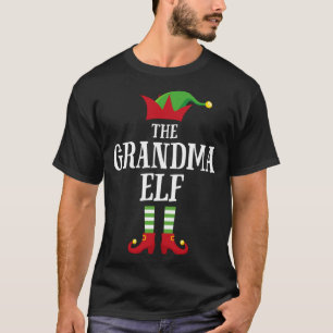 Grandma Elf Family Matching Christmas Elf Pajama G T-Shirt