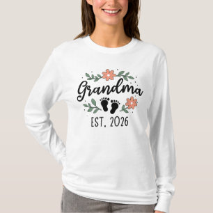 Grandma Est 2026 - Pregnancy Announcement T-Shirt