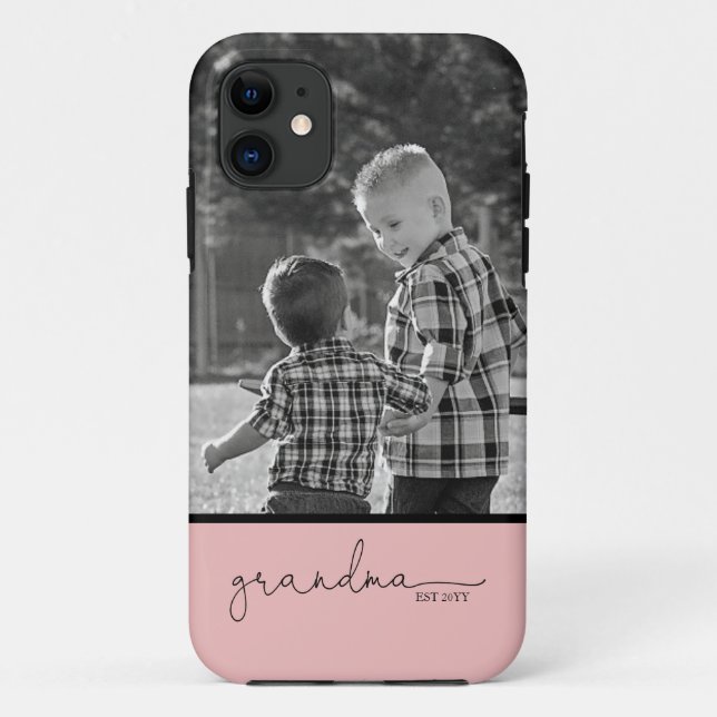 Grandma Est Script  Case-Mate iPhone Case (Back)