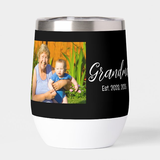 Grandma Est. White script photo (Arrière)