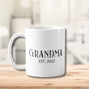 Grandma Established New Grandma Gift Coffee Mug