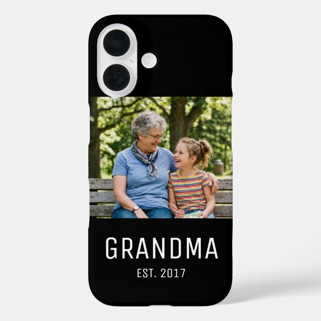 Grandma Established Photo  Case-Mate iPhone Case (Back)