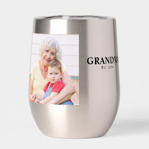 Grandma Established Script Black Photo
