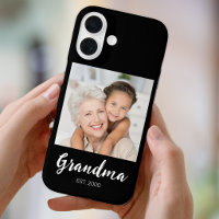 Grandma Established Script Photo Black Case-Mate