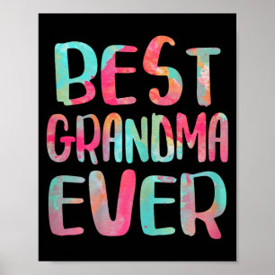 Grandma ever shirt grandmother women mothers day poster