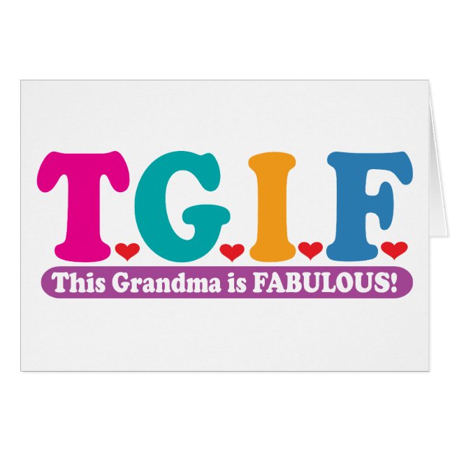 Grandma Fabulous (Front Horizontal)