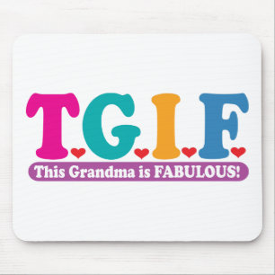 Grandma Fabulous Mouse Pad