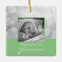 Grandma First Christmas Photo Ornament