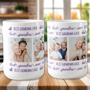 Grandma Fun Purple Photo Coffee Mug