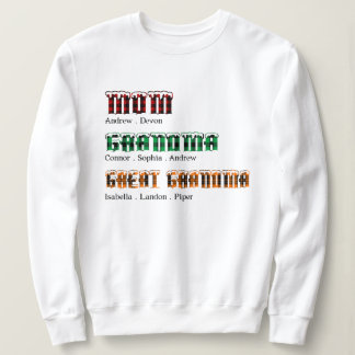 Grandma Gift For Christmas Sweatshirt