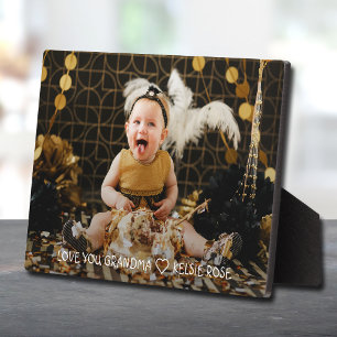 Grandma Gift Grandchild Photo Plaque