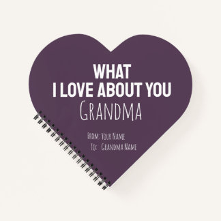 Grandma Gifts Grandmother Keepsake Simple For Her Notebook