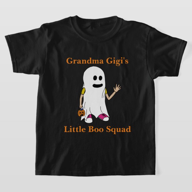 Grandma Gigi's Little Boo Squad T-Shirt (Laydown)