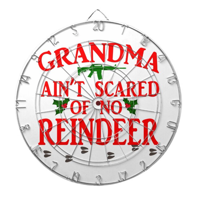 Grandma Got Ran Over Dartboard (Front)