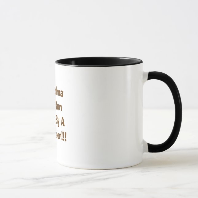 Grandma Got Run Over By A Reindeer!!! Mug (Right)