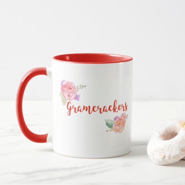 Grandma Gramcrackers Mug (With Donut)