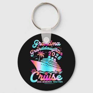 Grandma Granddaughter Cruise 2026 Memories Mothers Keychain