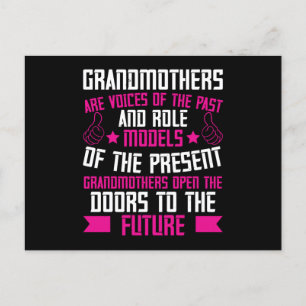 Grandma -Grandmas Are Voices Of The Past Postcard