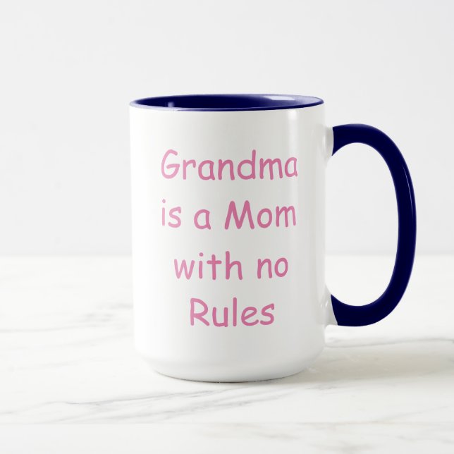 Grandma Grandmother Coffee Tea Cup Mug (Right)