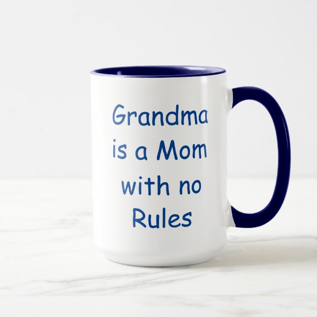 Grandma Grandmother Coffee Tea Cup Mug (Right)